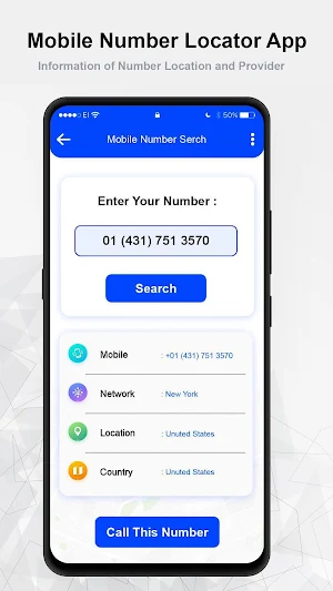 Mobile Number Tracker Location Screenshot 3