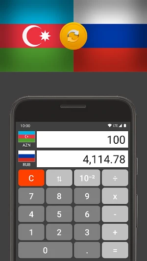 Russian Ruble/Azerbaijan Manat Screenshot 1