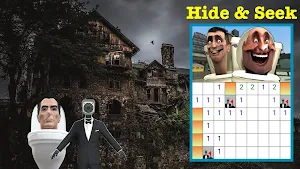 Toilet monster Hide and Seek Screenshot 0