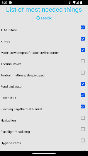 Survival Assistant - offline Screenshot 2