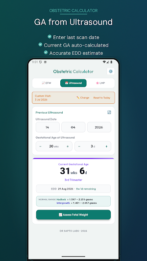 Dr. Sapto ObstetriCalc Screenshot 3