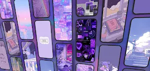 Purple Aesthetic Wallpaper Screenshot 2