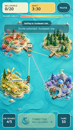 Frozzle Ferry Screenshot 3