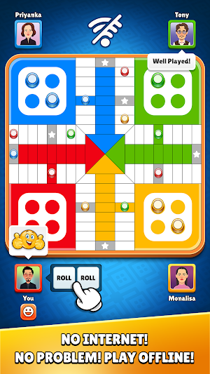 Parchisi Offline - Board Game Screenshot 1