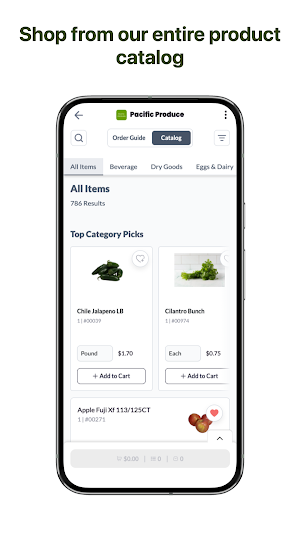 Pacific Produce & Provisions Screenshot 2