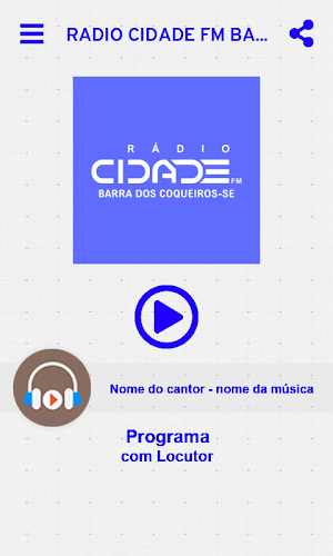 RÁDIO CIDADE FM BARRA DOS COQUEIROS Screenshot 0