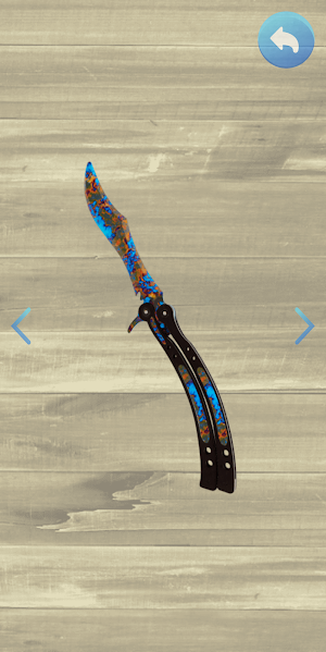 Butterfly knife - prank Screenshot 0