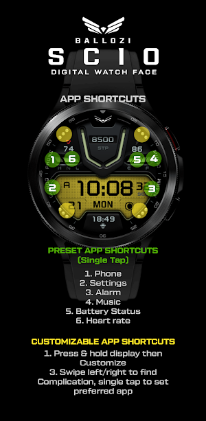 BALLOZI SCIO Watch Face Screenshot 2