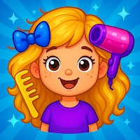 Girls Hair Salon Kids Game 2-6