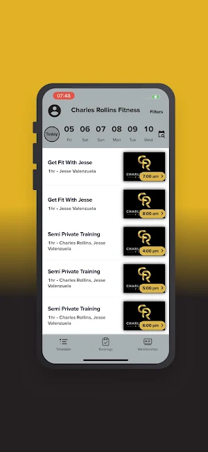 Charles Rollins Fitness Screenshot 2