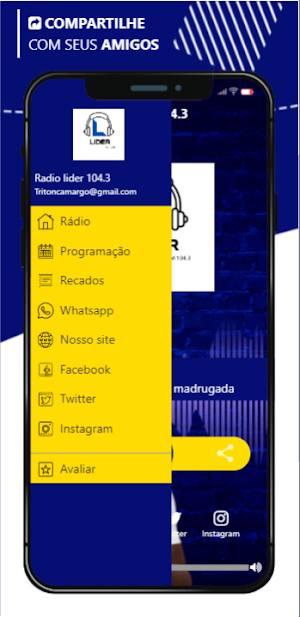 Rádio Líder 104.3 Fm Screenshot 2