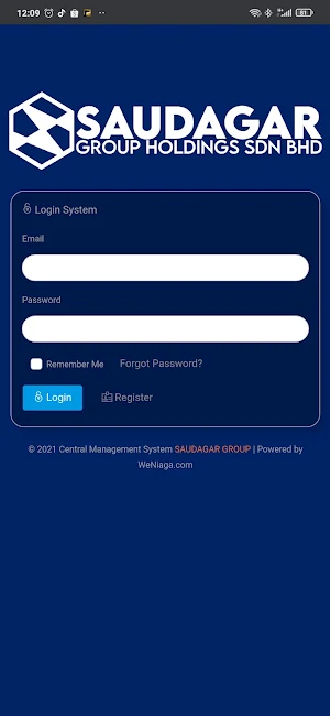 Saudagar Group System Screenshot 0