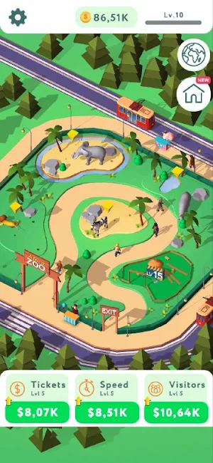 Idle Safari Tycoon Screenshot 2