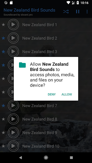 New Zealand Bird Sounds ~ Sboard.pro Screenshot 1