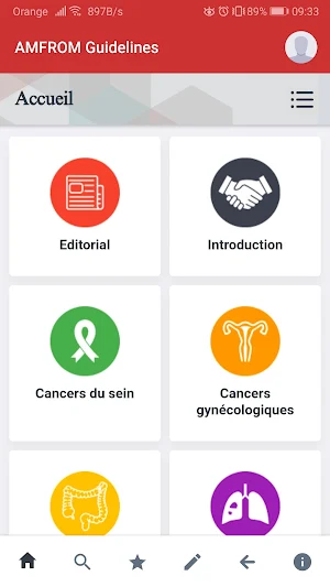 Guide Thérapeutique d'Oncologie AMFROM Screenshot 2
