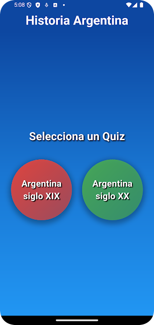 Quiz de historia Argentina Screenshot 1