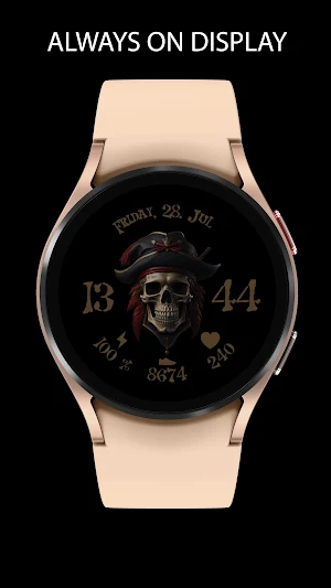 Pirate skull - Wear OS Screenshot 1