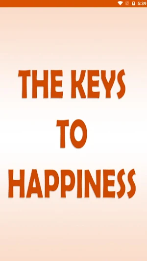 The Keys to Happiness Screenshot 0