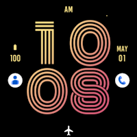 Beauty Peach Watch Face