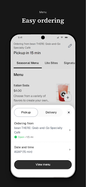 bean THERE: Grab-and-Go Screenshot 2
