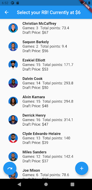 Fantasy Football Score Challenge Screenshot 3