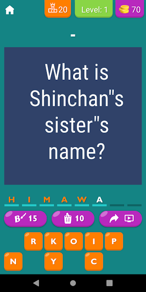 Shinchan Quiz Adventure Screenshot 0