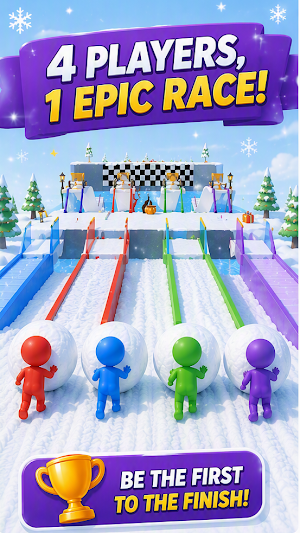 Snow Race Screenshot 1