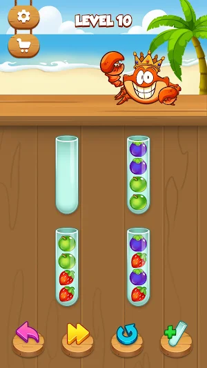 Magic Fruit Ball Sort Screenshot 1