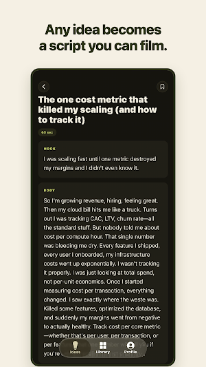 qasab: Content Idea Generator Screenshot 3
