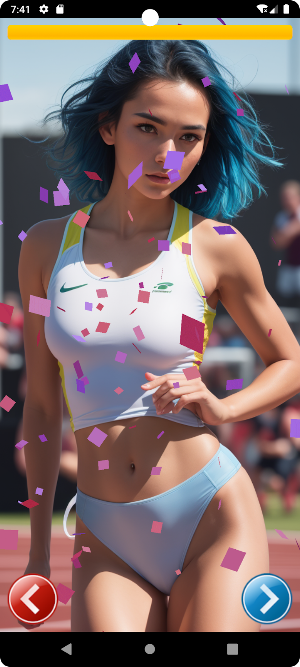 Tap and reveal fit girls Screenshot 3
