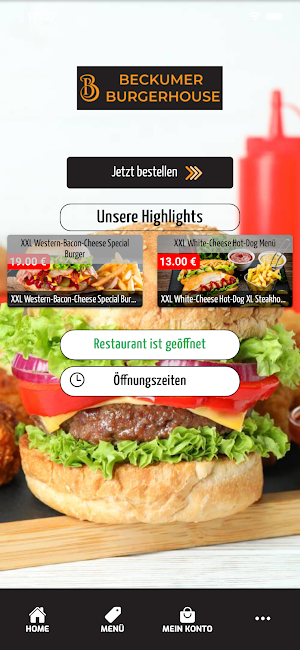 Beckumer Burgerhouse Online Screenshot 0