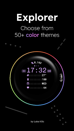 Explorer - Digital Watch Face Screenshot 1