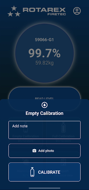 Firetec Calibration Screenshot 1