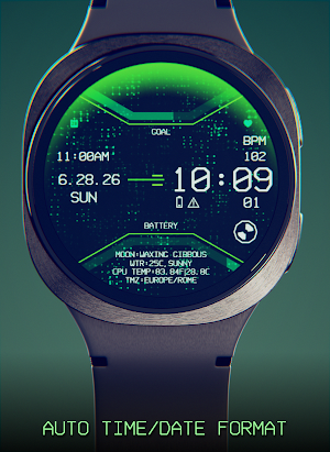 Sparkling Technoise Watch Face Screenshot 0