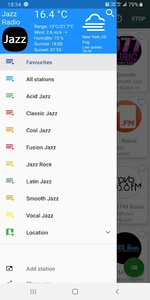Jazz Music Radio and Podcast Screenshot 0