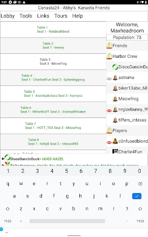 SHGCanasta Screenshot 2