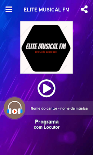 elite musical fm Screenshot 1