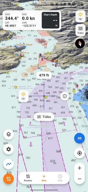 SeaVectors Marine Navigation Screenshot 1