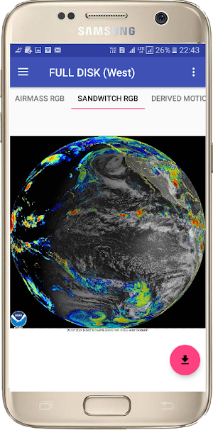 Live NOAA Satellite Weather Screenshot 3