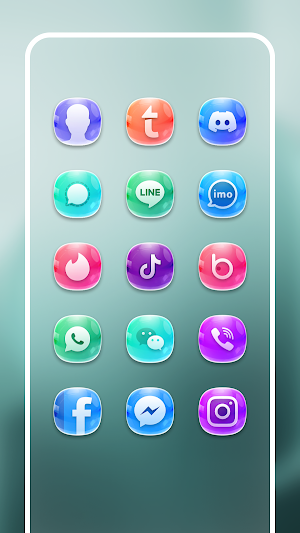 Crystal Glass Icon Pack Screenshot 2