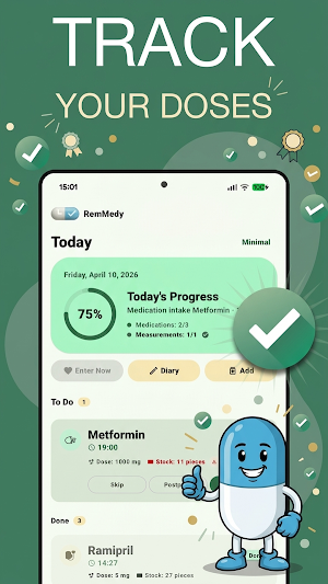 RemMedy: Pill & Med Reminder Screenshot 0