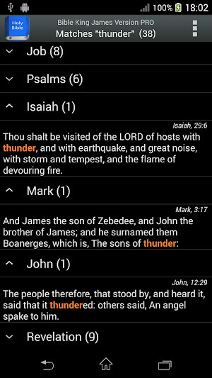 Bible King James Version PRO Screenshot 1