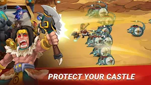 Castle Defender Premium: Hero Idle Defense TD Screenshot 1
