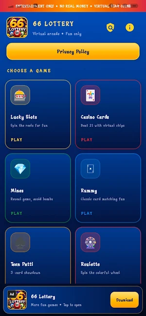 66 lottery Screenshot 0