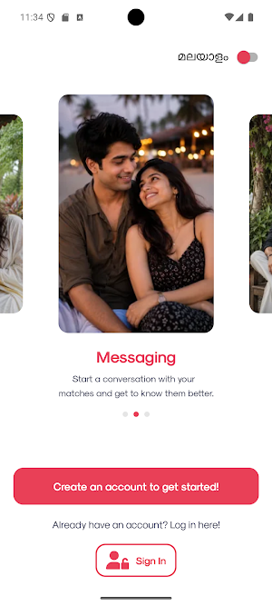 Mallu Singles - Kerala Dating Screenshot 1