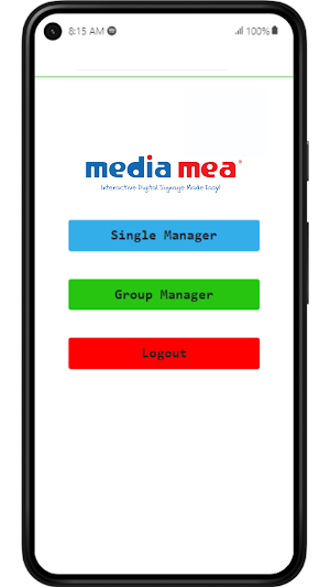 media mea Manager Screenshot 1