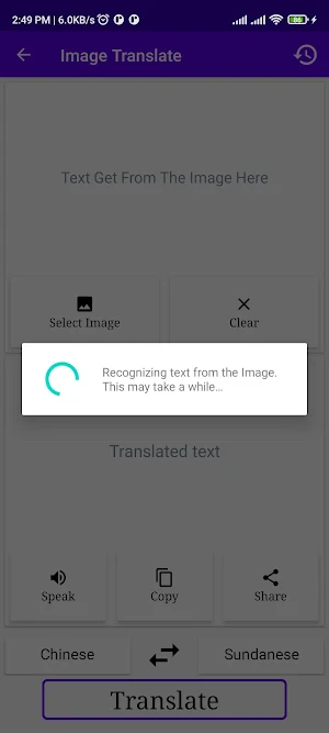 Chinese Sundanese Translator Screenshot 2