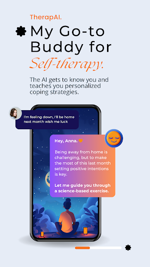 AI Self-therapy Chat: TherapAI Screenshot 1