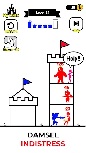 Stickman Tower War: Stick Hero Screenshot 1