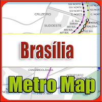 Brasília Metro Map Offline